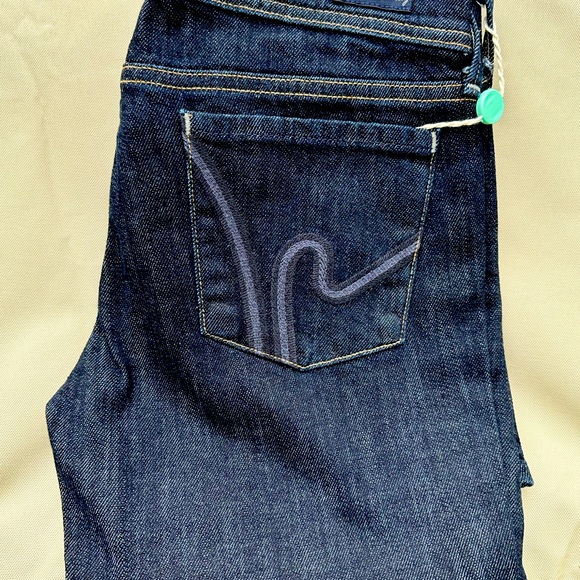 Citizens Of Humanity Ava Jeans Size 28 Low Rise Classic Straight Leg Dark Wash - Picture 7 of 16